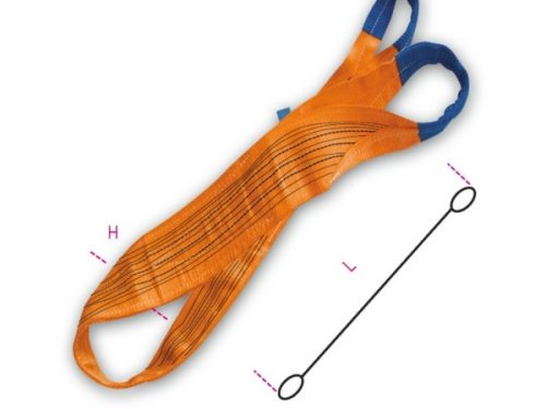 Dây cáp vải cẩu hàng bản dẹp 36 tấn 2 đầu mắt