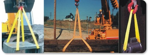 Một số ứng dụng nâng hạ cảu dây cáp vải cẩu hàng bản dẹp (webbing sling)