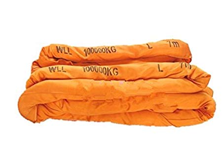 Cáp vải cẩu hàng tròn 100 tấn endless Cáp vải cẩu hàng tròn 100 tấn endless
