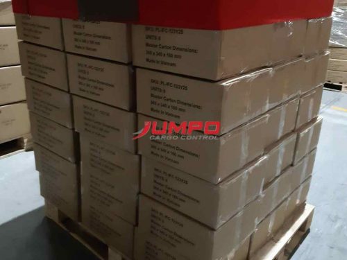 Dây đai dán velcro cột hàng cố định khoen nhựa