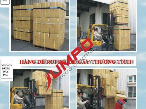Dây đai dán cột hàng hóa