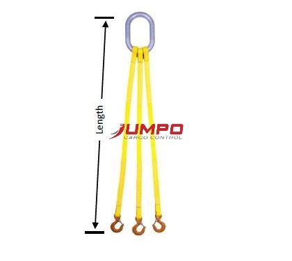 Cáp vải cẩu hàng 3 chân