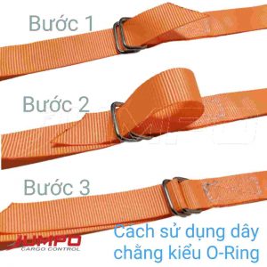 Dây chằng hàng 2 vòng khoen bản 25mm