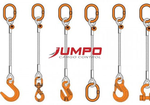 Sling cáp thép đơn bấm chì - sling cáp thép 1 chân