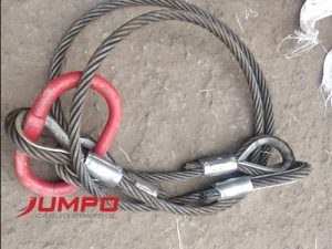 Sling Cáp thép Hàn Quốc làm mắt cứng lót bẹn
