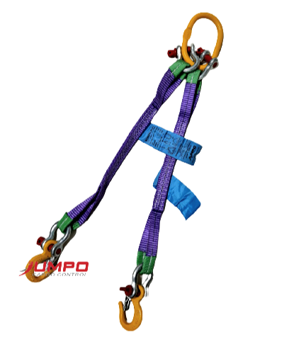 Cáp vải cẩu hàng 2 chân 5 thành phần