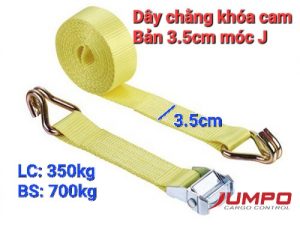 Dây chằng hàng khóa cam bản 35mm 700kg móc J
