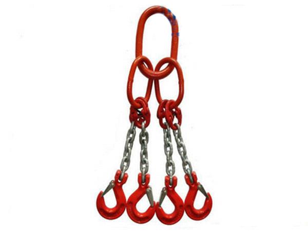 Dây xích 4 chân cẩu hàng - sling xích cẩu 4 chân