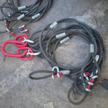 Sling cáp thép 4 chân cẩu hàng - Cáp thép Hàn Quốc