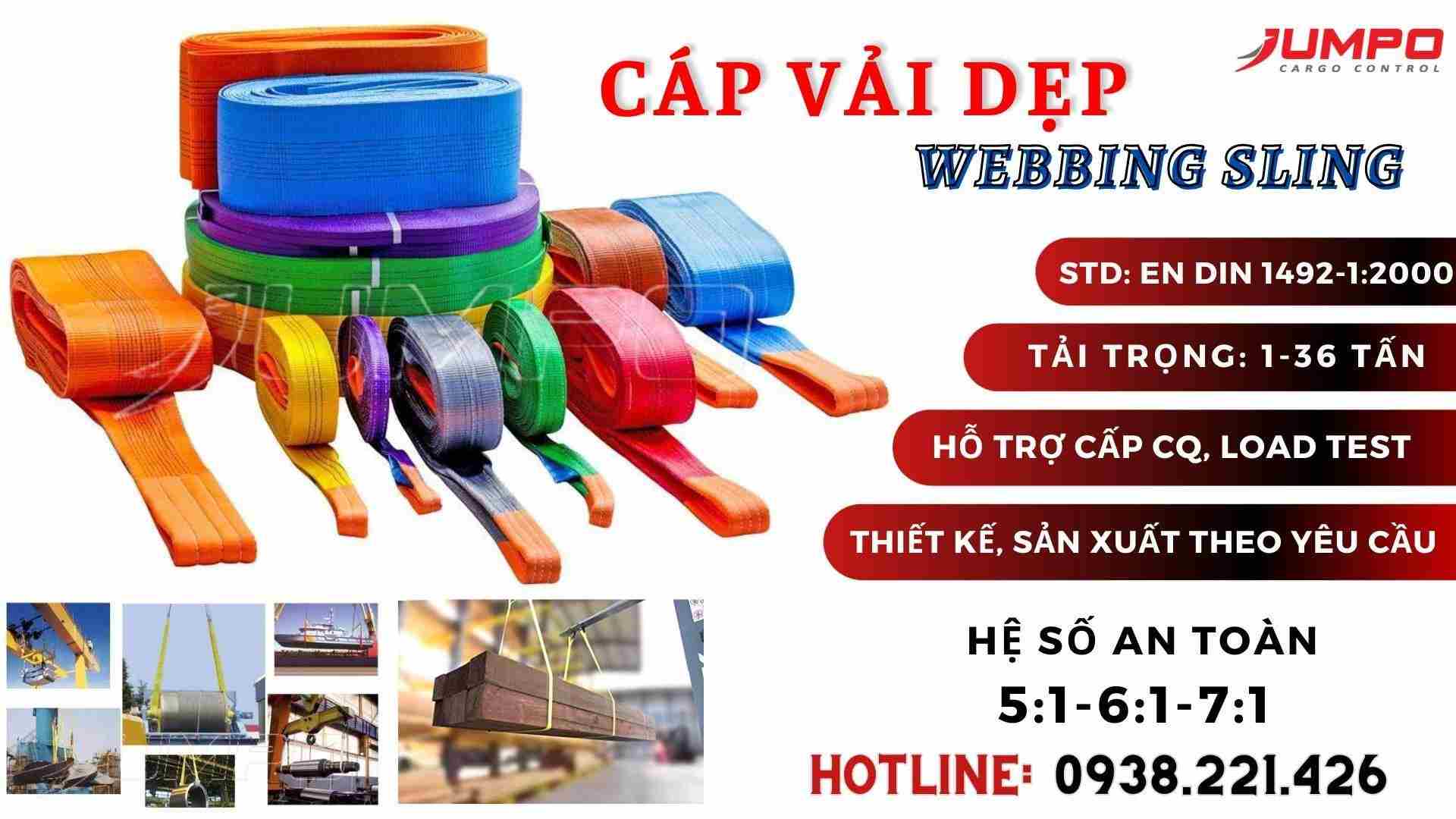 Webbing Sling - Cáp vải dẹp