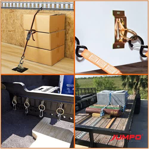 Ứng dụng e-track dùng để chằng hàng trong thùng xe vận chuyển hàng hóa